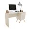 Escritorio 1 Puerta con Estante Interno Fineline Crema Delos