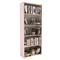 Biblioteca 5 Estantes 180x71x29cm Fineline Crema Delos