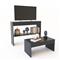 COMBO: Mesa Ratona + Mesa para Tv hasta 55" Gris Sombra Delos
