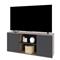 Rack Visión Para Tv de Hasta 65" 2 Puertas Nebraska Negro Delos
