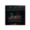 Horno Eléctrico Florencia Black/Silver Triple Cristal Termostato Timer