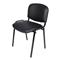 Silla Dakot Apilable Cuerina Negra
