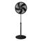 Ventilador de Pie 16" 5 Aspas Negras 3 Velocidades 65w Base Redonda Liliana
