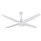 Ventilador de Techo Blanco 4 Palas Metálicas 120cm 5 Velocidades c/Luz Liliana.
